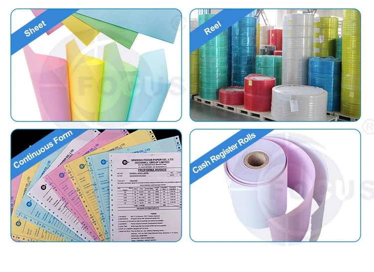 Papier samokopiujący Focus Brand NCR Niebieski/czarny papier samokopiujący 3