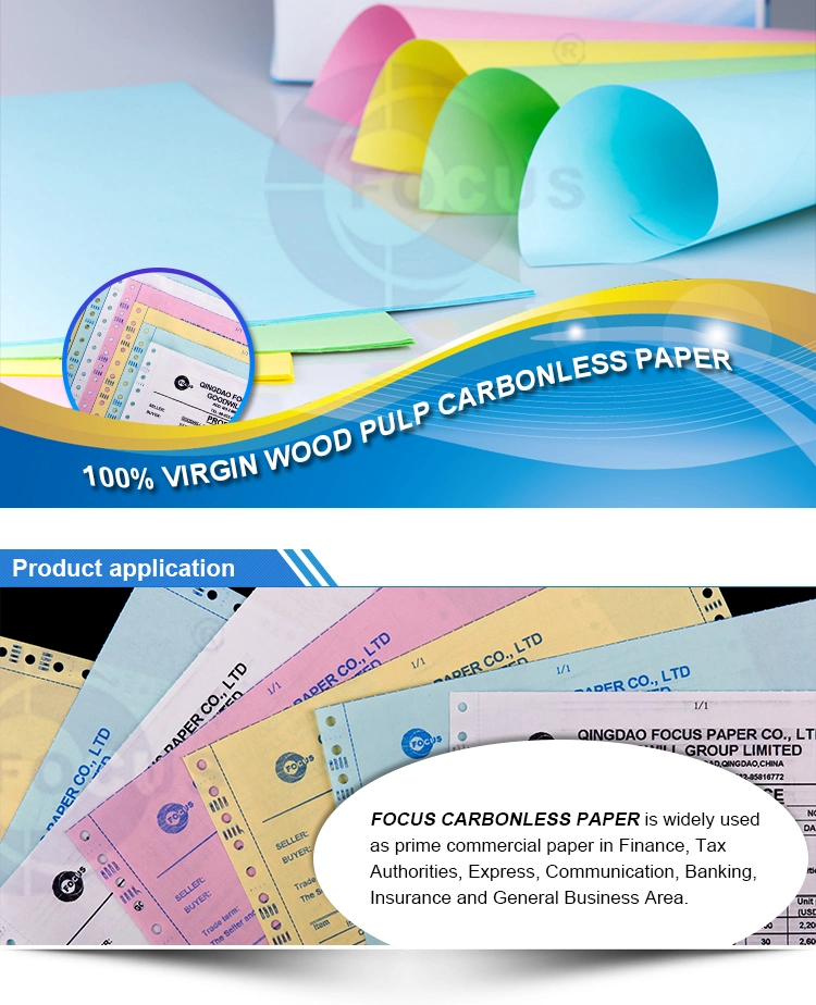 Papier samokopiujący Focus Brand NCR Niebieski/czarny papier samokopiujący 0