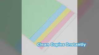 Papier NCR: natychmiastowe czyszczenie kopii bez kalki