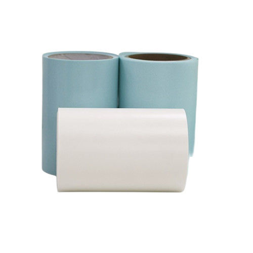 57gsm 60gsm Glassine Paper Blue Release 0.046mm White Self Adhesive