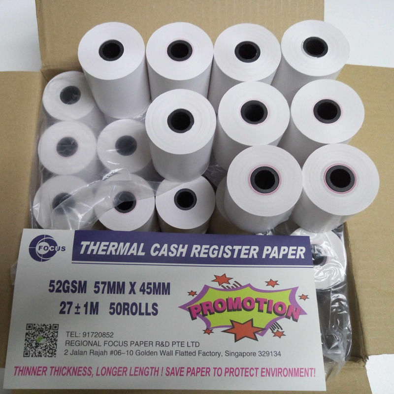 BPA-Free Thermal Paper Roll for POS Receipts – 5+ Year Image Life