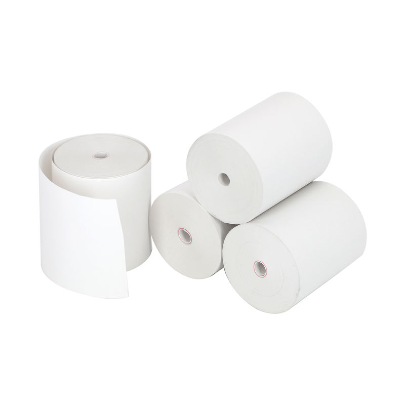 Premium 55gsm BPA Free Jumbo Thermal Paper Roll with 15-Year Long-Life Black Image