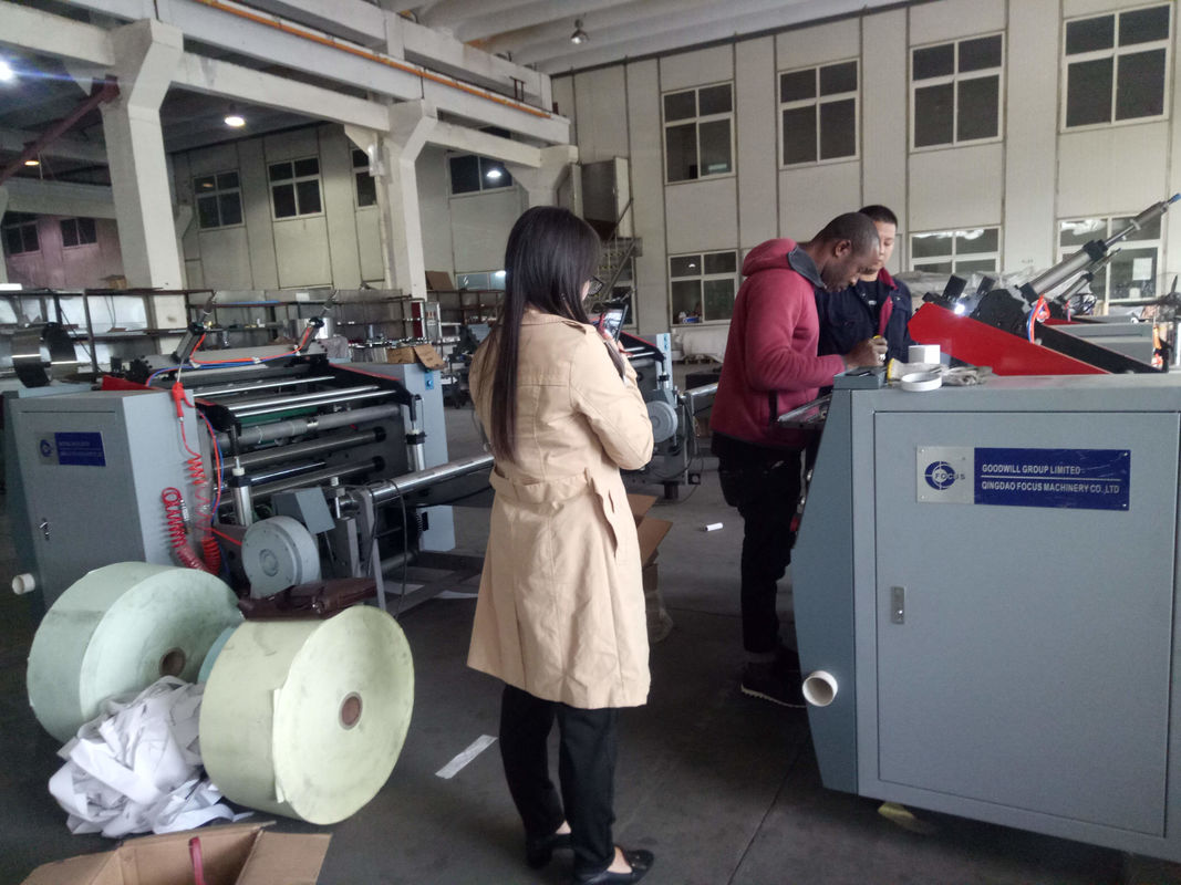 Automatic Marking Device Thermal Paper Converting Machine With Meter Counting