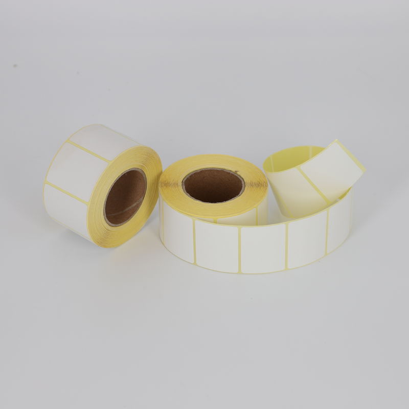 65gsm/70gsm Paper Core Thermal Label Paper Roll For Direct Self Adhesive Logistics Packaging Glassine Paper