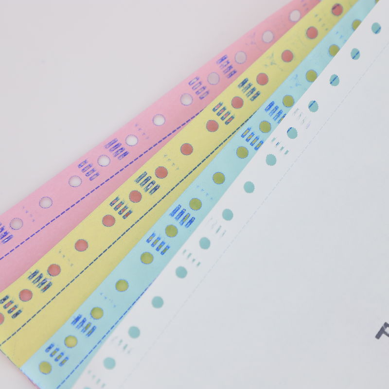 PREMIUM QUALITY Blue / Black Image Roll / Sheet NCR Paper Customized