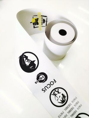Single Layer Thermal Label Paper Roll for Thermal Printers in Retail Logistics and Healthcare Industries